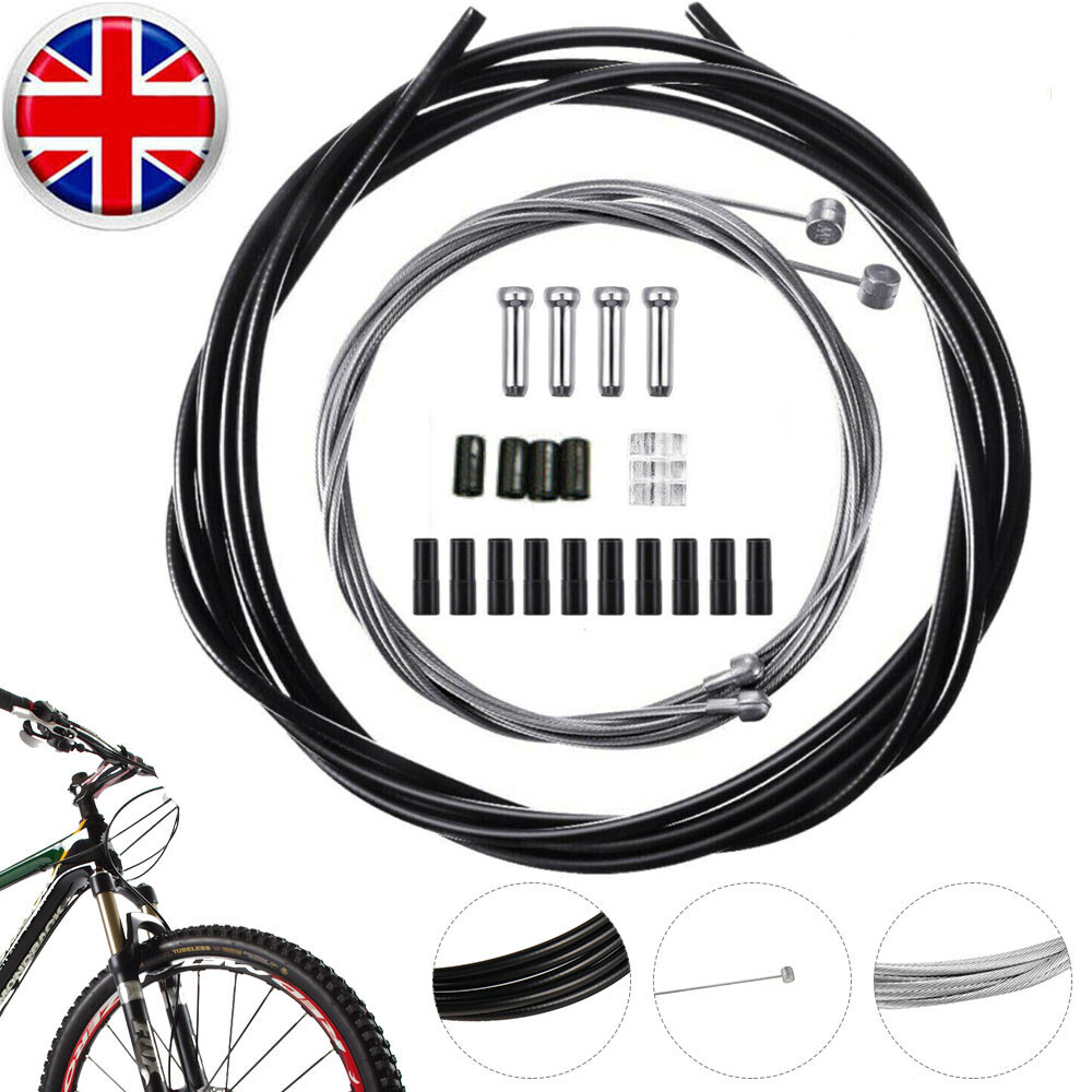 Bicycle Cable Set Break Cable Kit Brake+Gear Front Rear Inner Outer
