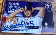 2018 Topps Series 2 Base # 426 Jacob Faria - Tampa Bay Rays MLB Baseball