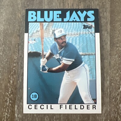 Cecil Fielder Toronto Blue Jays 1986 Topps #386 RC