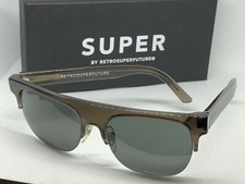 RetroSuperFuture 410 Andrea Deep Black Frame Size 54mm Sunglasses NIB