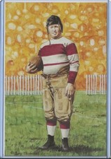 Rare 1993 Wilbur "Pete" Henry "Artist Proof" Goal Line Art Postcard - Unsigned
