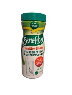 Benefiber Healthy Shape Prebiotic Fiber Supplement Powder 33 Servings (8.7oz)