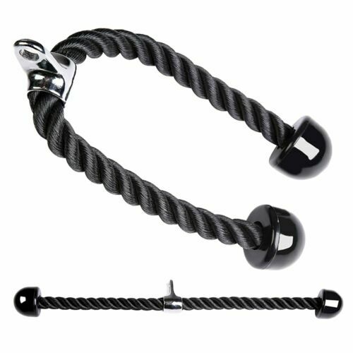 Tricep Rope Multi Gym Pull Down Arm Training Fitness Cable Pulley Attachment AU - Picture 4 of 11