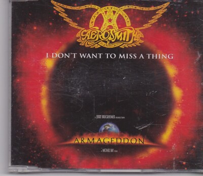 Aerosmith-I Dont Want To Miss A Thing Promo cd maxi single 3 tracks