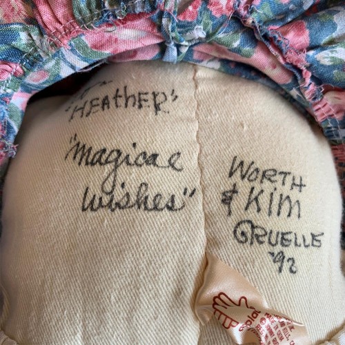 Muñecas raras Raggedy Ann & Andy firmadas Worth & Kim Gruelle 1992 Applause Limited - Imagen 10 de 12