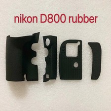 Body Rubber Cover Grip + Bottom + Rear Thumb + FX Side Part for Nikon D800 d800