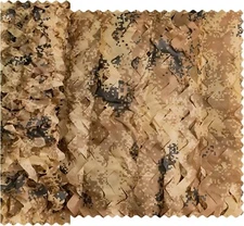 Camouflage Net,Camo Netting,Bulk Roll,Quiet Mesh Net,Blind for Hunting,Sunshade