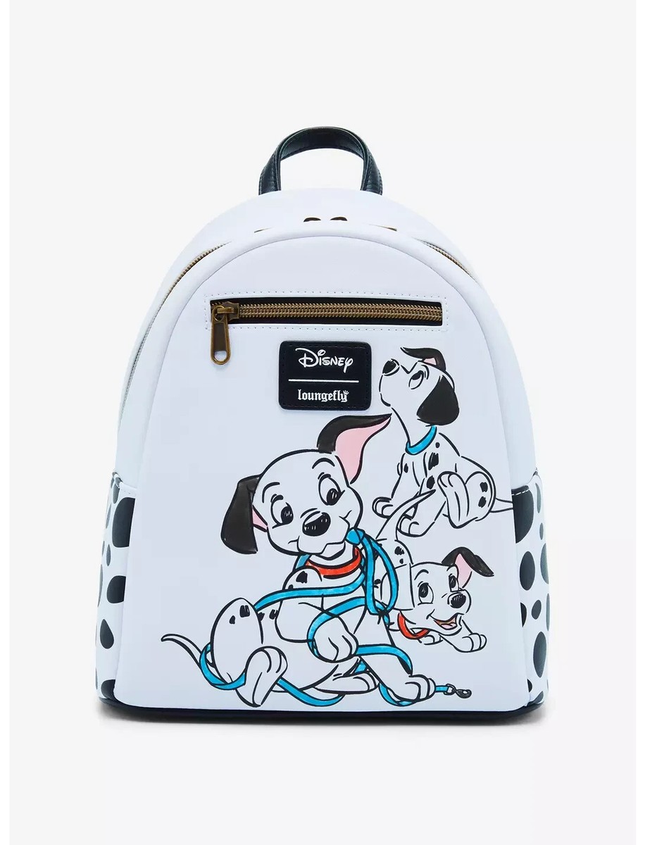 Disney Loungefly 101 Dalmatians Puppies Mini Backpack & Wallet NWT