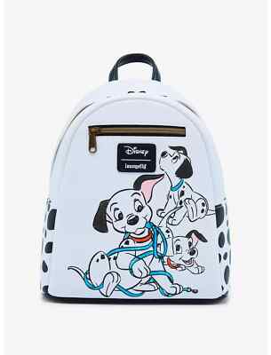 Disney Loungefly 101 Dalmatians Puppies Mini Backpack & Wallet NWT
