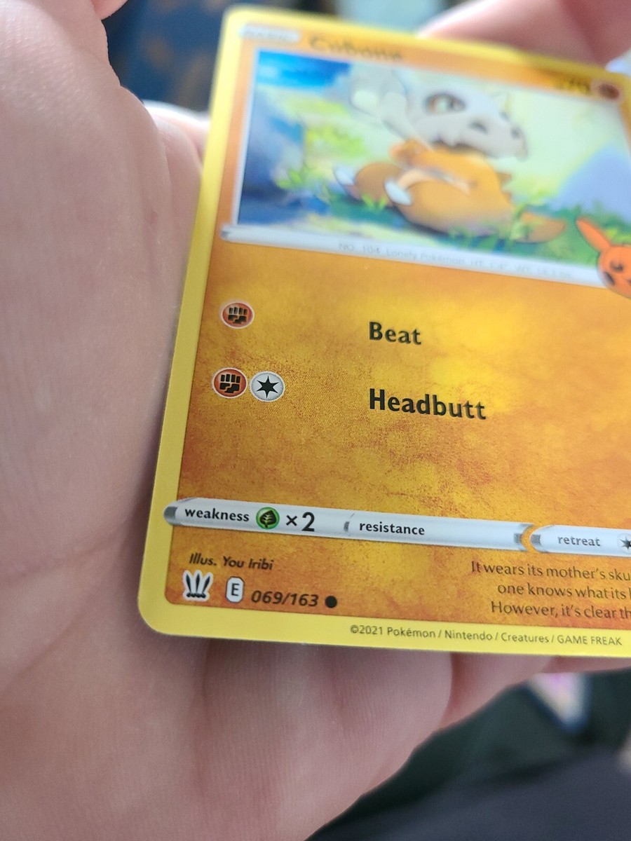 アルカポネ88 Cubone (69/163) - 2021 Pokemon | eBay
