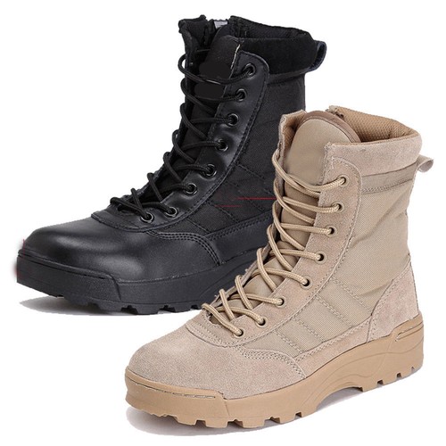 Men Canvas leather Shoes Military 