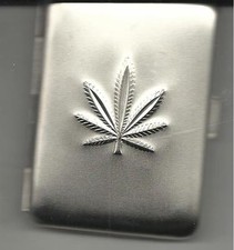 STURDY NICKEL CIGARETTE CASE, CARD HOLDER, MONEY HOLDER- CRUSHPROOF - 8