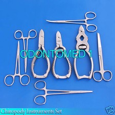 Chiropody Instruments Set Nail Nipper Kelly Forceps