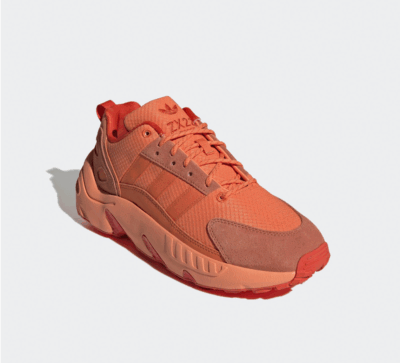 オレオール adidas Originals ZX 22 Boost Low Top Orange Men's Sneakers
