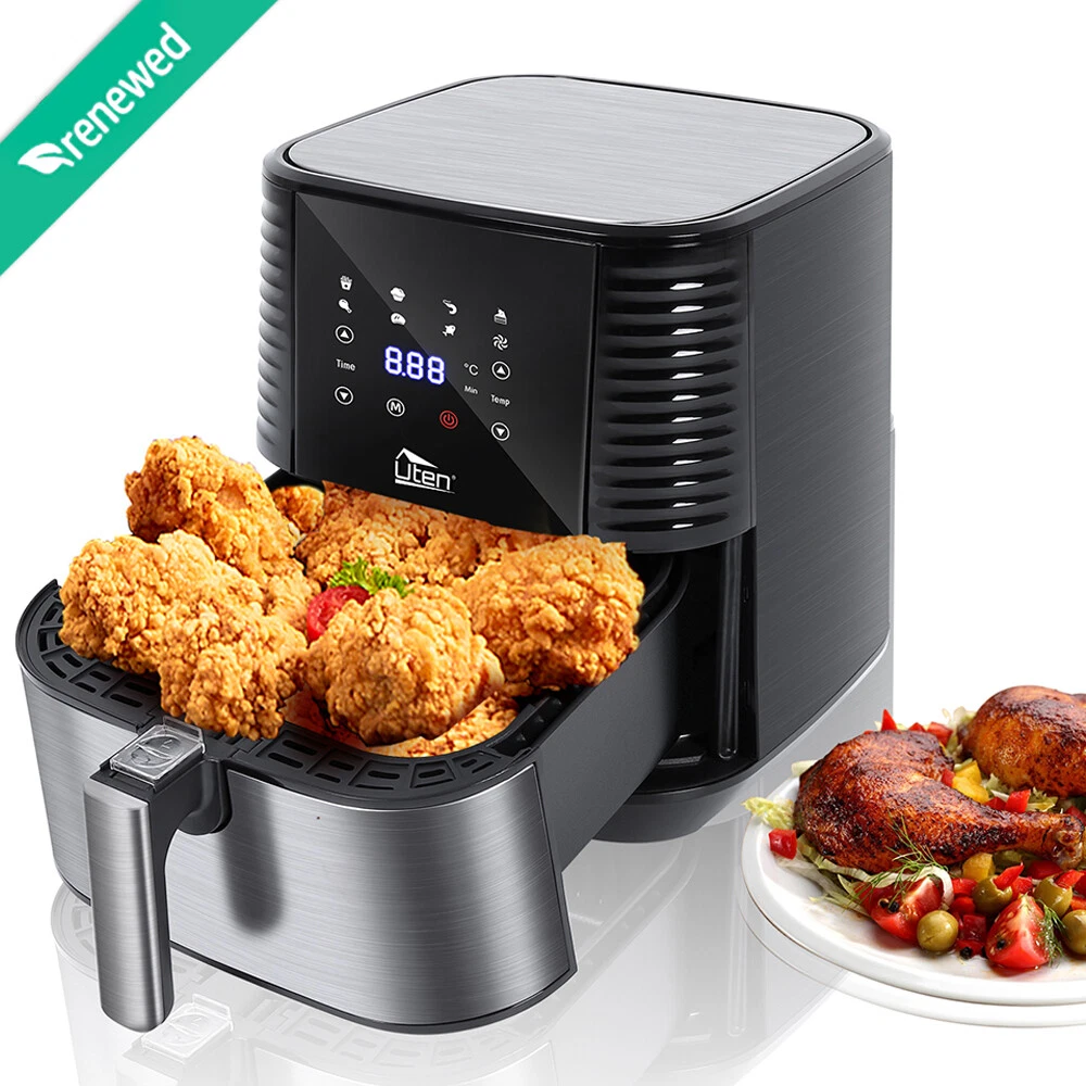 8-in-1 Air Fryer 1700W 5.5L with LED Display Touch Screen Timer Low Fat Cooker
Opens in a new window