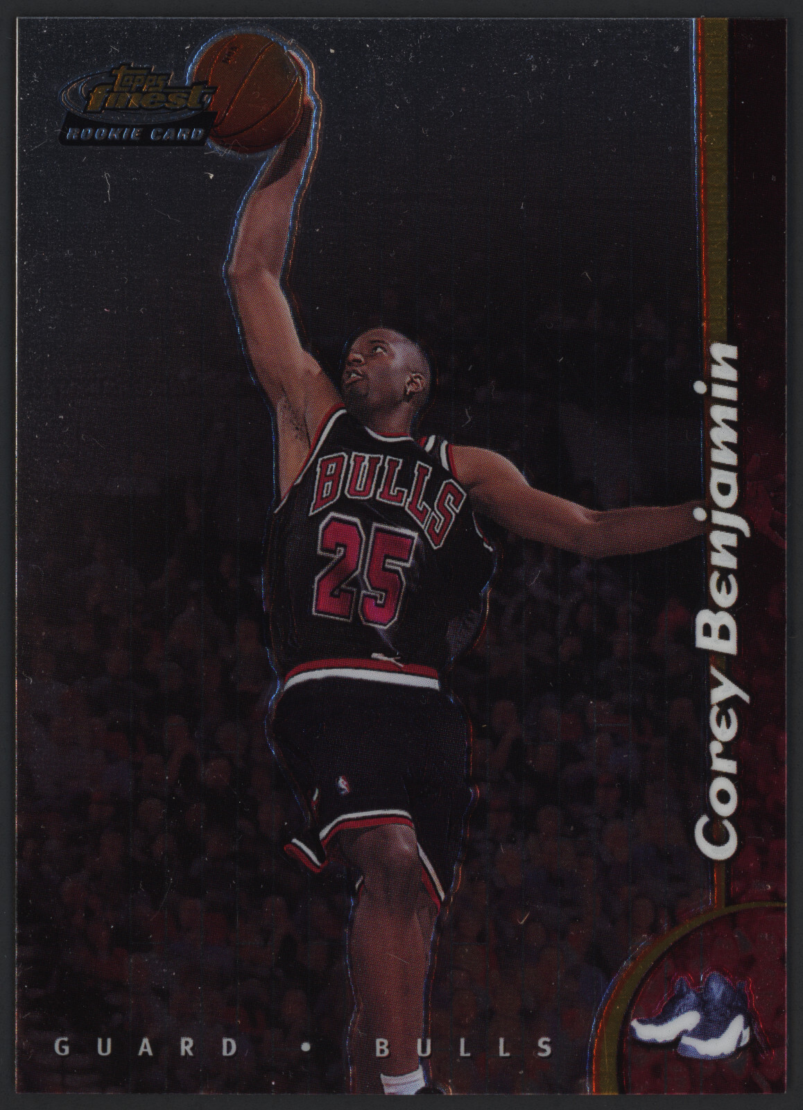 1998-99 Topps Finest #249 Corey Benjamin Bulls Rookie RC