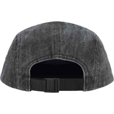 supreme contrast panel キャンプキャップ ロイヤル Supreme Coated Denim Camp Cap Hat SS24 5colors Black White