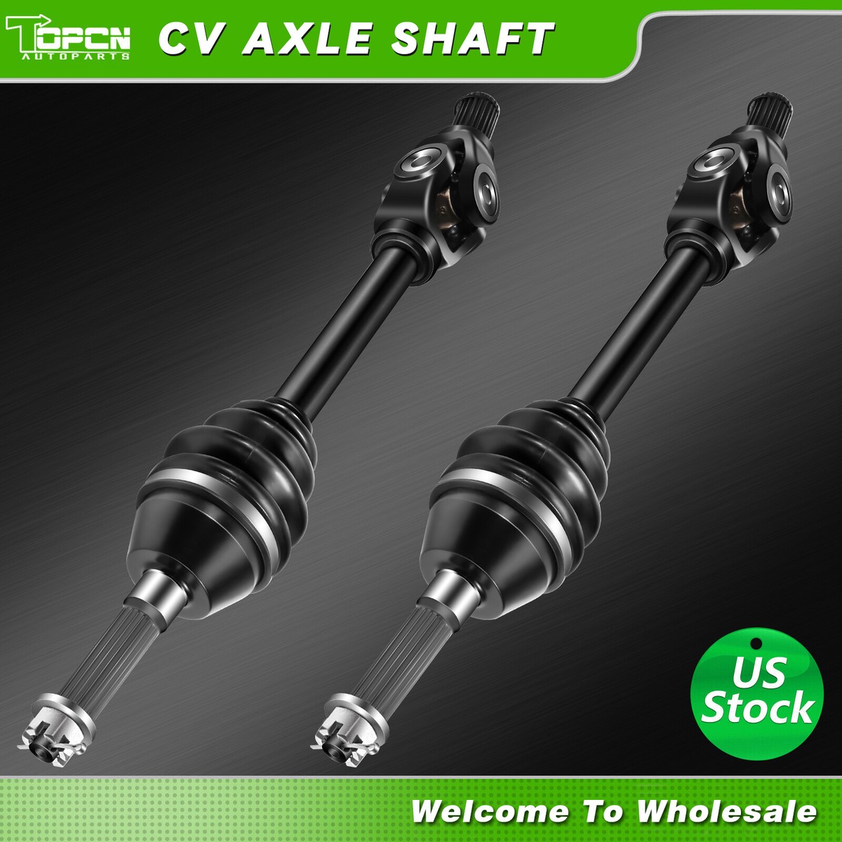 AXIS フロントフォイル　ART 699 中古 Front Left Right CV Axles For 02-04 Polaris Sportsman 400 600 700