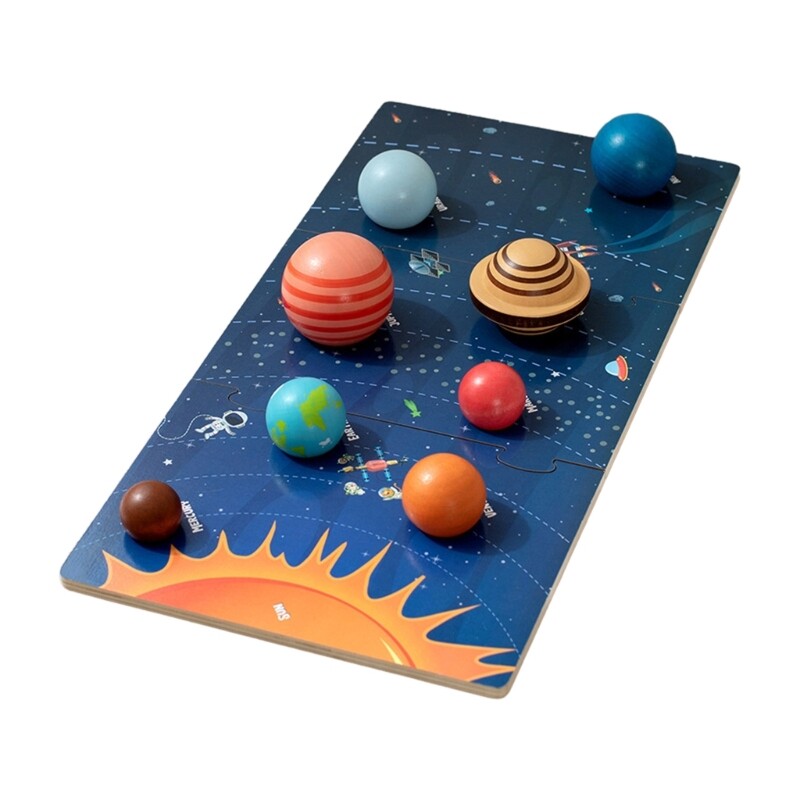 Solar System Set Eight Planets for Kids Montessori Cosmos Learning