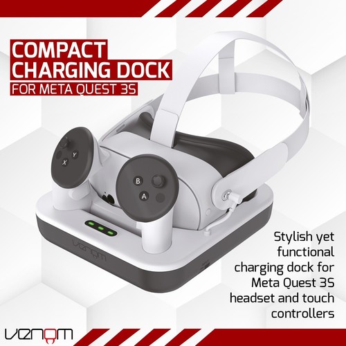 Venom Charging Dock and Rechargeable Battery Packs for Meta Quest 3S - Afbeelding 2 van 12