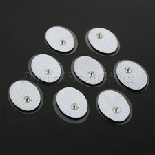 20Pc Snap On Replacement Pads For Electrode Tens Unit Pulse Massager 4.3cm X 3cm
