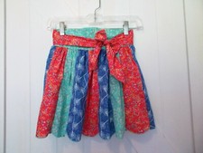 Matilda Jane Girls Multi-color Full Skirt with Scalloped Edge Size 6