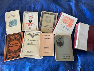 Lot of 9 Antique German Books & Booklets - early 1900’s | eBay