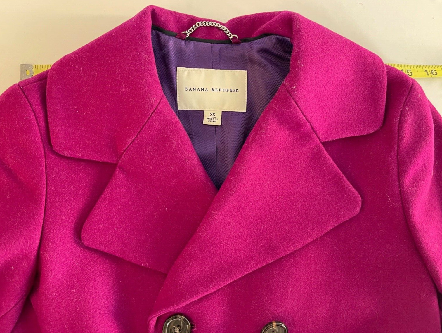 Banana Republic Basic wool-blend coat-jacket in B… - image 3