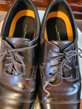 Mens Rockport Walk ability Brown Oxfords Hydro shield Waterproof