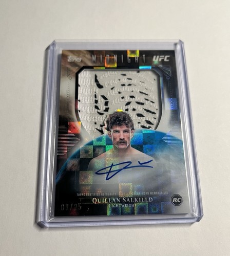 Topps 2026 Midnight UFC Quillan Salkilld Rookie Relic Auto RRA-QS 09/25