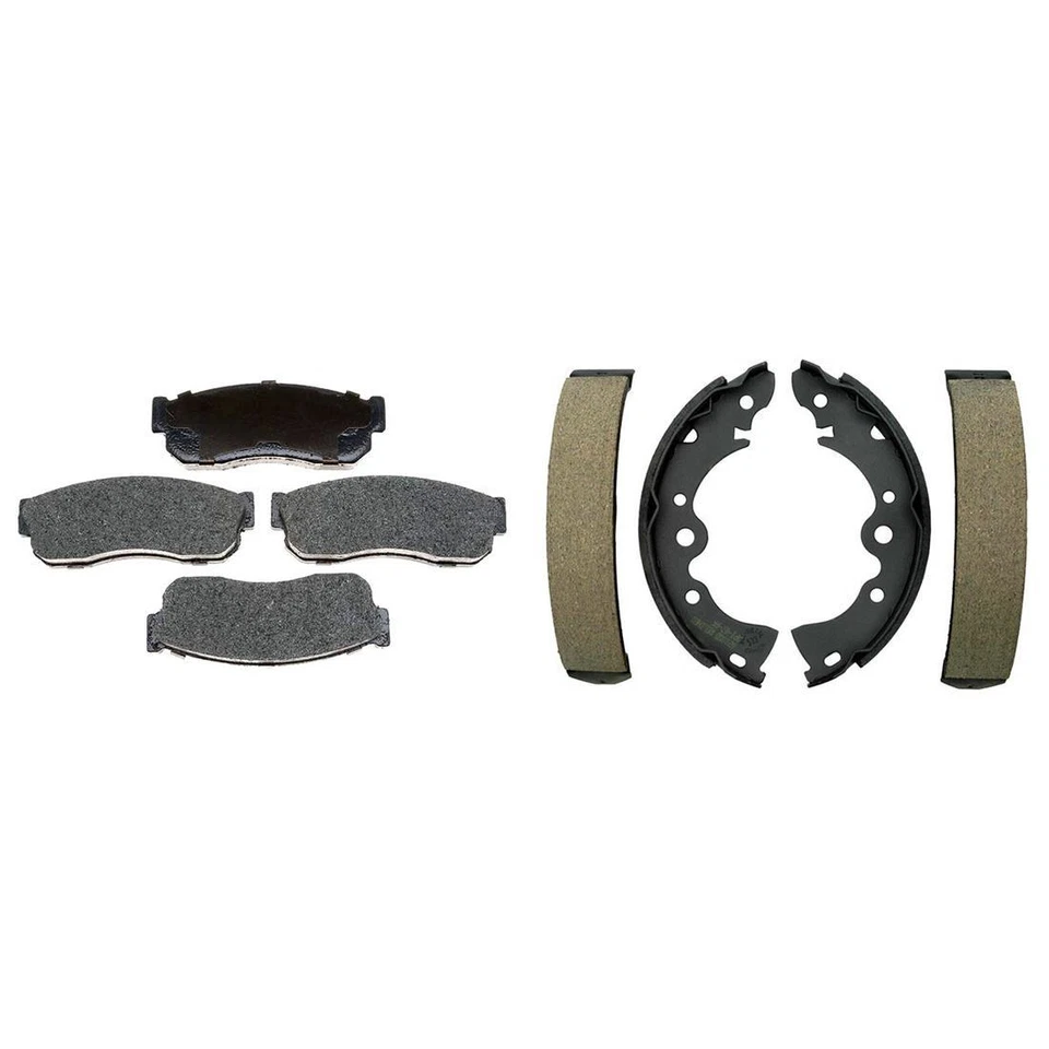 Kit pastillas de freno delanteras traseras y zapatas de freno de cerámica para Pulsar NX 1985 - Raybestos Foto 4 de 4