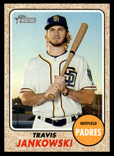 2017 Topps Heritage Travis Jankowski #241 San Diego Padres MLB Baseball Base Set