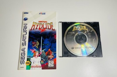 Virtual Hydlide SEGA SATURN Game w Manual & Reg Card Disc Excellent Tested