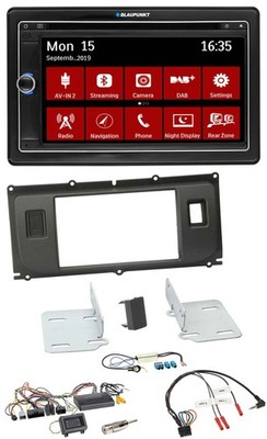 Blaupunkt Bluetooth DAB 2DIN USB DVD Lenkrad Autoradio für Land Rover Evoque 11-
