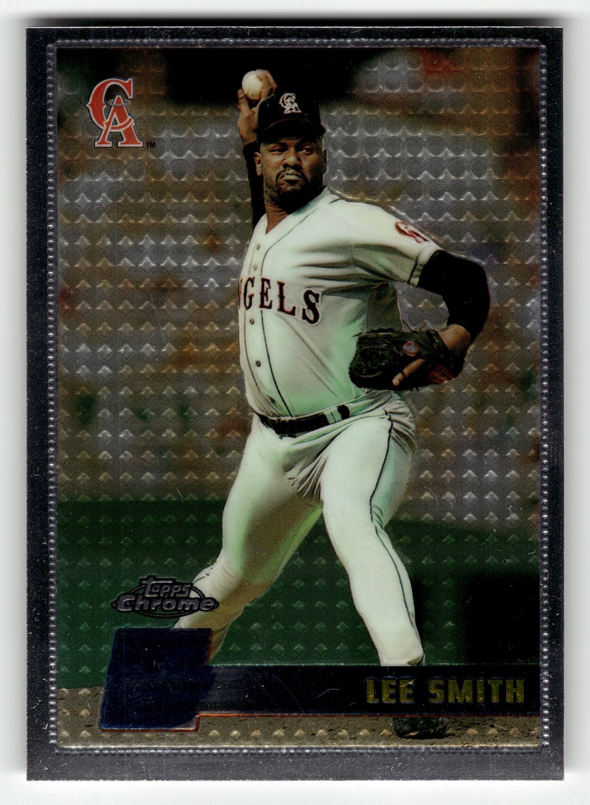 1996 Topps Chrome Lee Smith #98 California Angels HOF HIGH GRADE BEAUTY