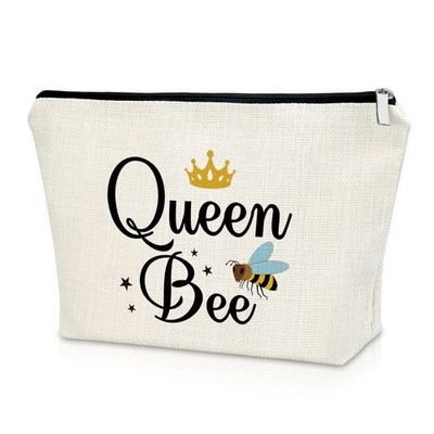 Sazuwu Bee Themed Gifts for Women Makeup Bag Lover Queen