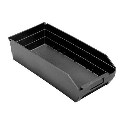 QUANTUM STORAGE SYSTEMS QSB108BR Shelf Bin,Black,Polypropylene,4 in 1NTX7