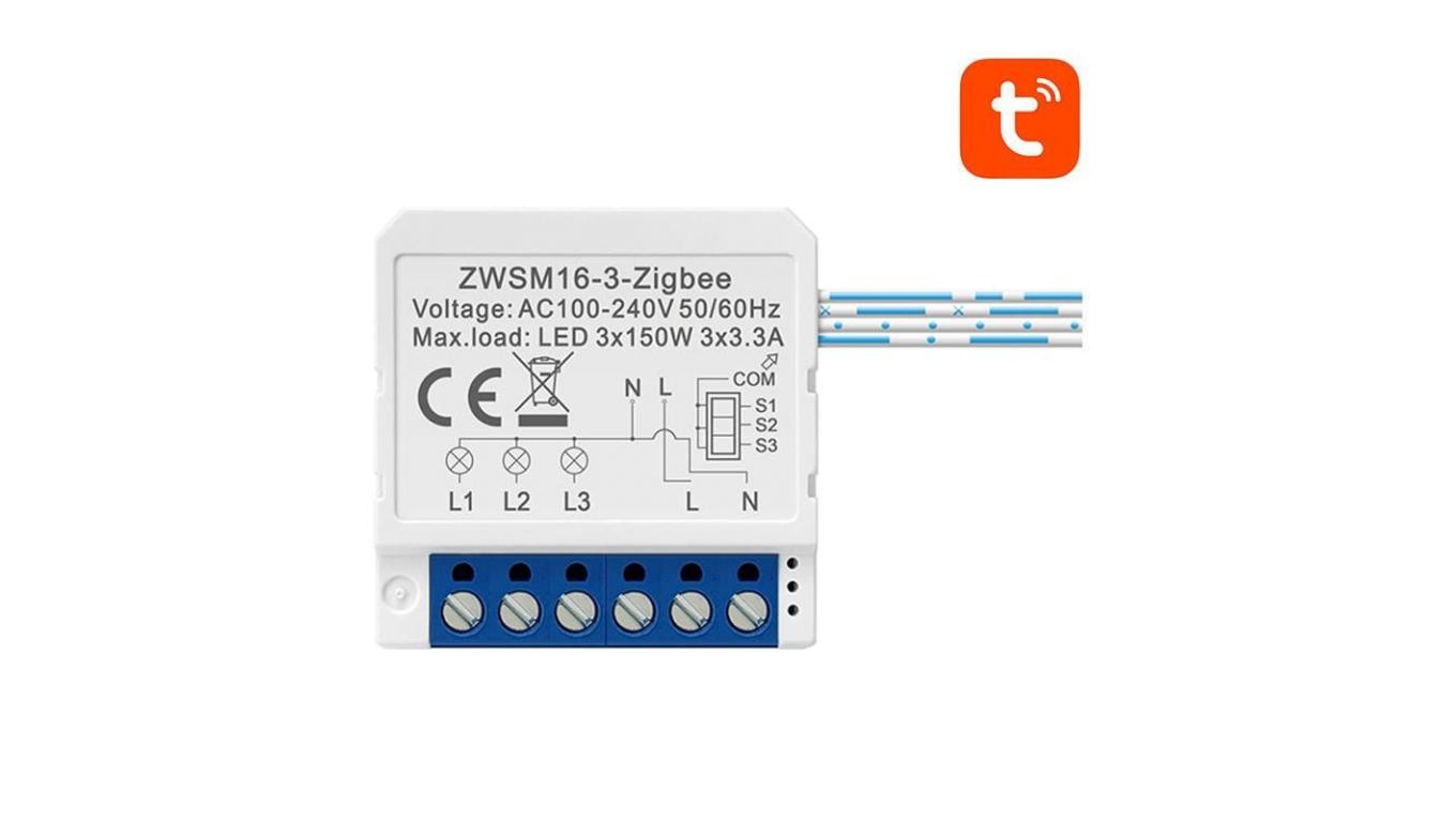 Avatto Interruttore Intelligente Zwsm16-W3 Zigbee Compatibile Alexa Google - Immagine 2