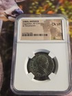Elagabalus Ad.218 222 Silver Tetradrachm NGC Holder Graded Ch Vf.looks Nice — photo 3