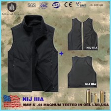 Bulletproof Dual-Sided fleece  NIJ IIIA .44mag Soft Armor Vest