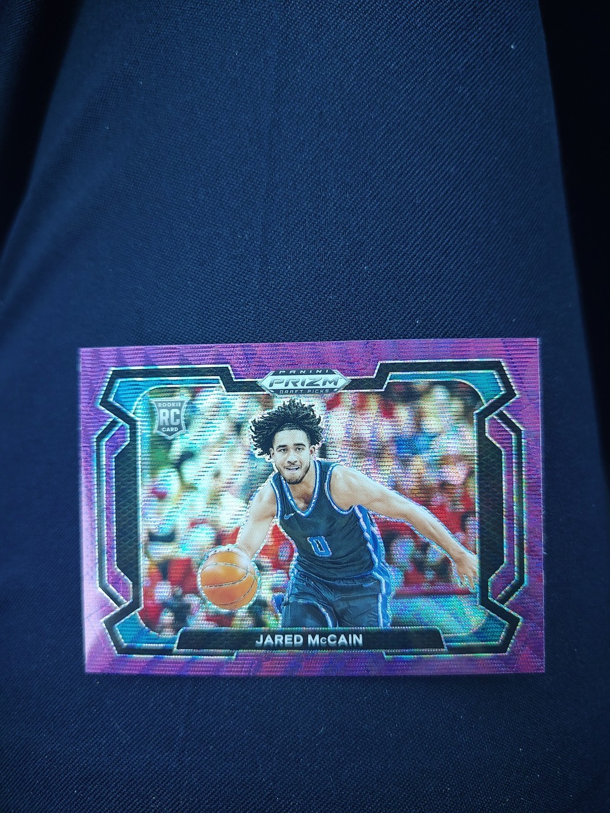 2024 Panini Prizm Draft Picks - Jared McCain #35 Purple Wave Prizm Variations...