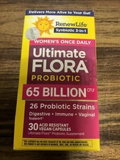 Renew Life Ultimate Flora Probiotic 65 Billion CFU, 30 Ct., Exp. 04/2027