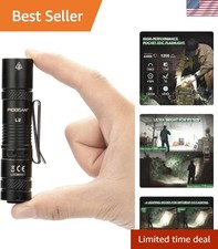 Compact 1200 Lumens EDC Flashlight - USB-C Rechargeable for Outdoor and Home Use
