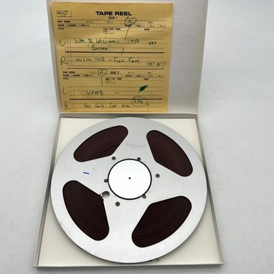 Vintage Scotch 10.5'' Reel to Reel Audio Tape - William B. Williams, Folk Fest