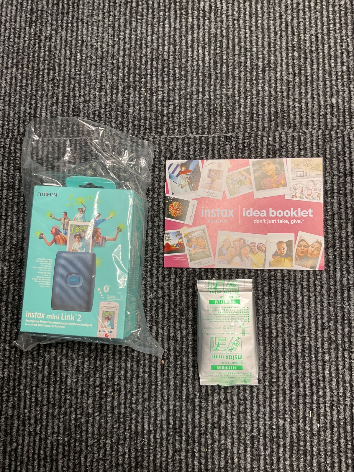 Fujifilm Instax Mini Link 2, Smartphone Printer Bundle 2025 - Space Blue. Available Now for $89.99