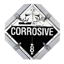 Labelmaster 81-8Cc-4 Vehicle Placard Flipchart, Aluminum, 13 1/2 In W X 13 1/2