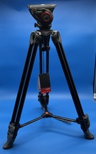 Manfrotto MVH500A Fluid Drag Video Head with MVT502AM Tripod and Carry Bag
