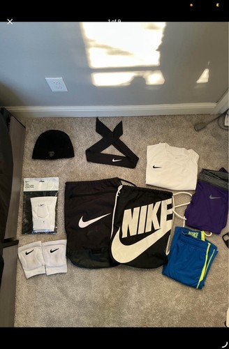 nike accessories Bundle Headband Shirt Shorts Backpacks