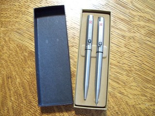 Parker certified silver Pen & Pencil Set in box