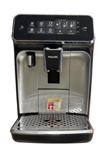 PHILIPS Series 3200 Kaffeevollautomat – LatteGo Milchsystem / Schwarz - Silber